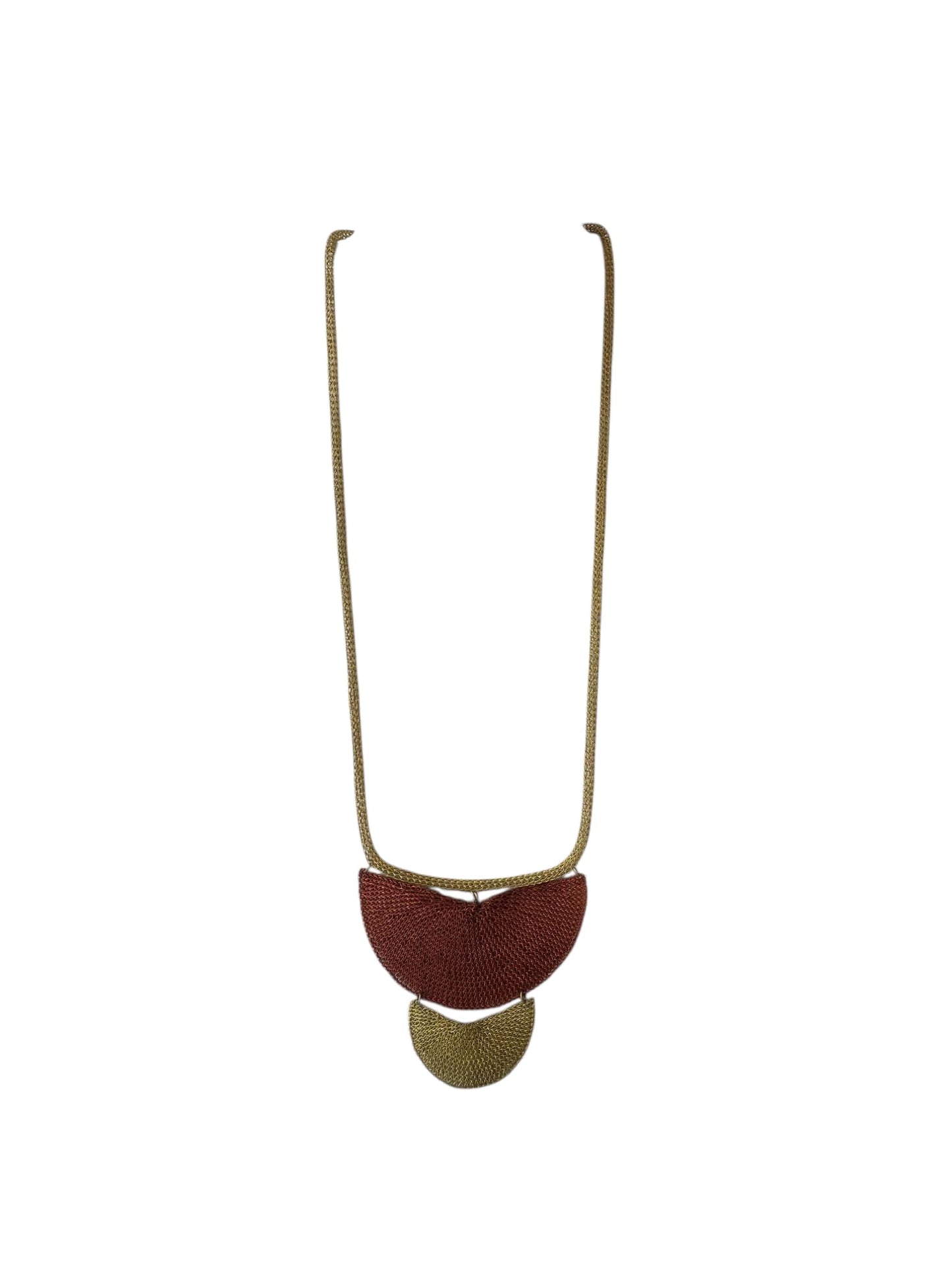 COLLANA MEZZALUNA FILO DI ACCIAIO
